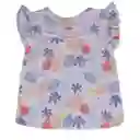 Polera Bebé Niña Celeste Talla 24 M Pillín