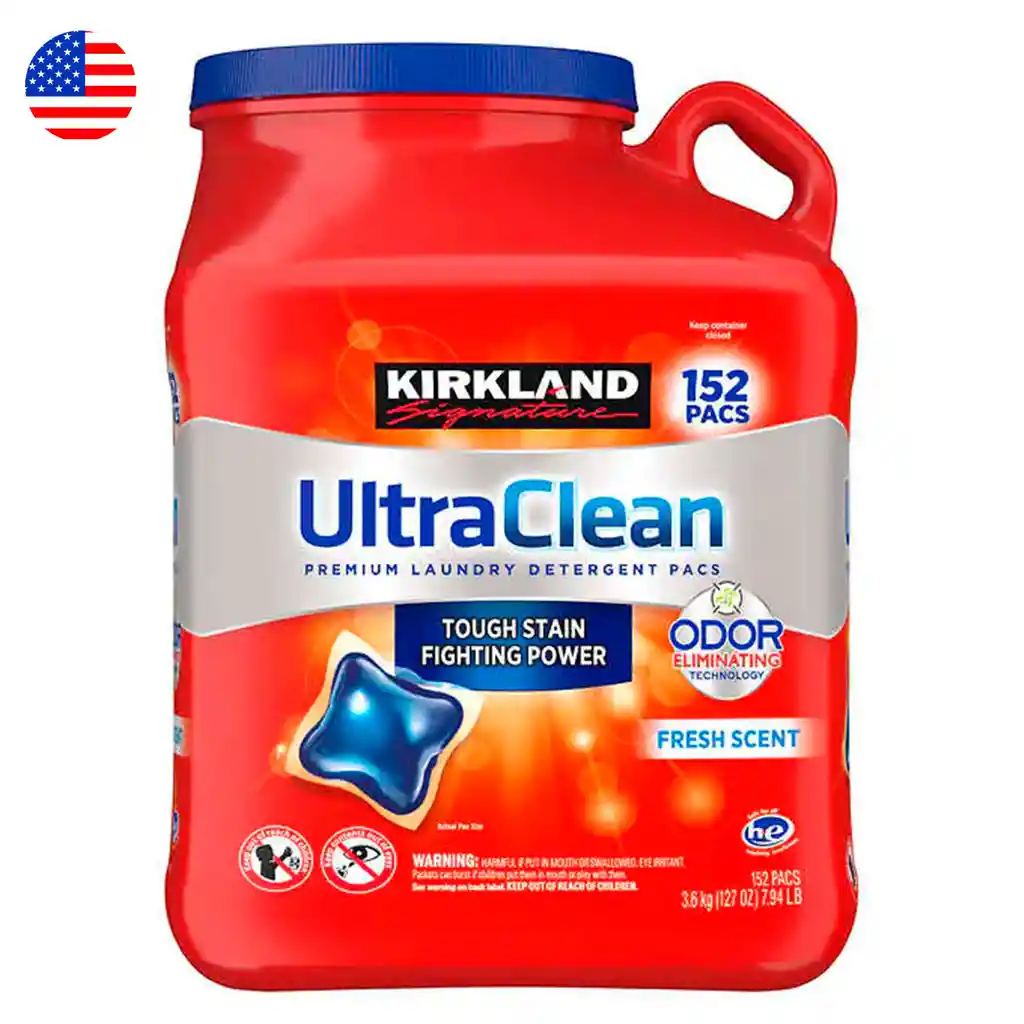 Kirkland Detergente Ropa Cápsulas