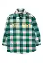 Like It Sobrecamisa Teens Preppy 537 Niña Verde Talla 14 Años