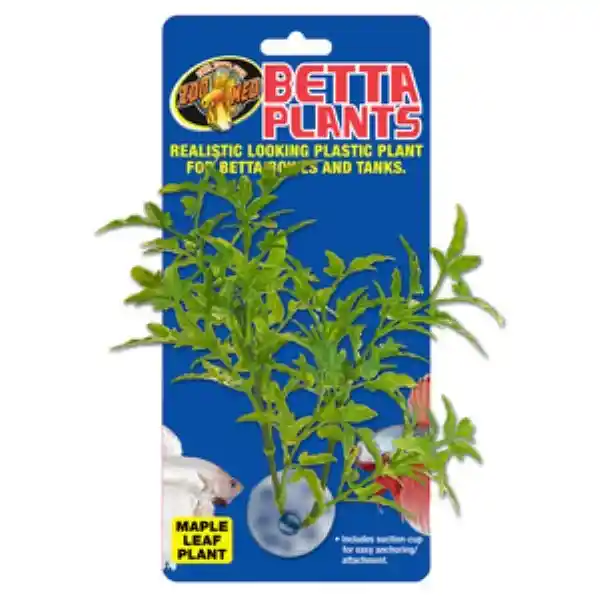 Zoo Med Planta de Hoja de Maple Para Acuario de Pez Betta