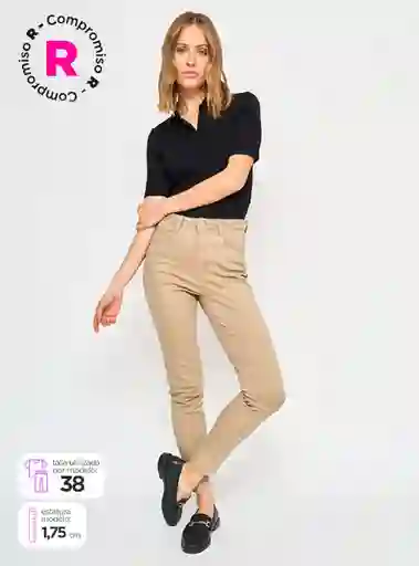 Marquis Jean Skinny Color Ttemp Beige Talla 42