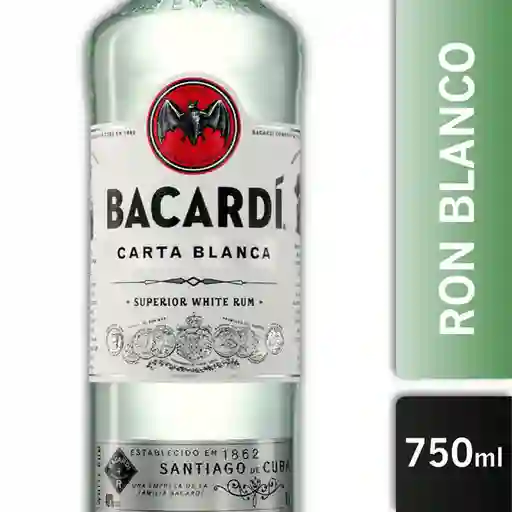  Bacardi Ron Carta Blanca 40 Grados 