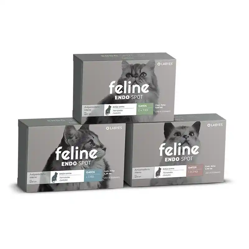 Feline Endospot 1.2 Ml Peso +5 Kg