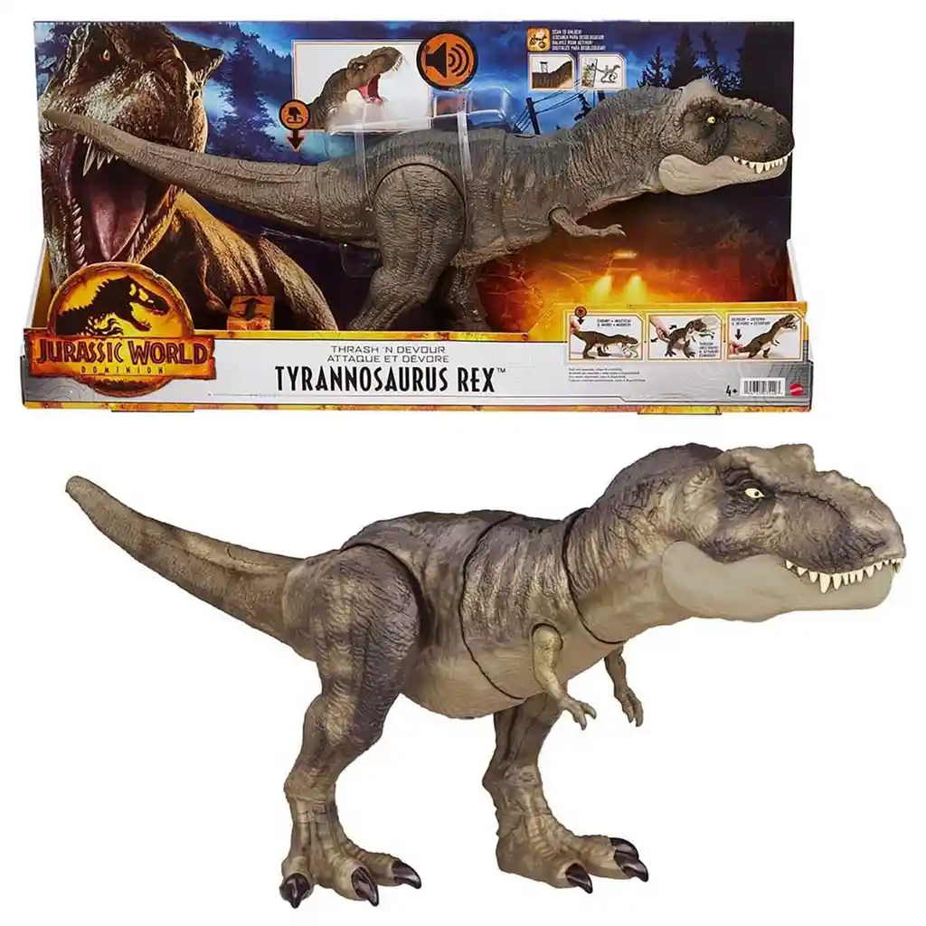 Jurassic World Dinosaurio Thrash'n Devour Tyrannosaurus Rex