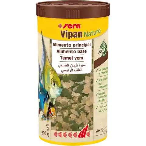 Sera Alimento Para Pez a Base de Temel Vipan Nature