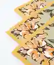 LOUNGE  Set De Servilletas Flores Verde