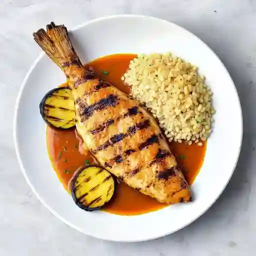 Filete a la Parrilla en Salsa de Pisco