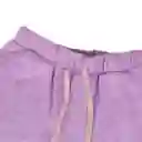 Short Franela Niña Lavanda Pillín Talla 12 A