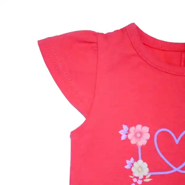 Polera Bebe Niña Coral Pillin 24 M