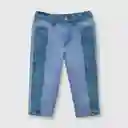 Jean Bloque de Bebé Niña Light Denim Talla 24M Colloky