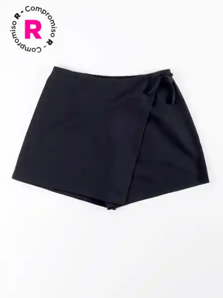 M6T Falda Negro Punto 14 V26