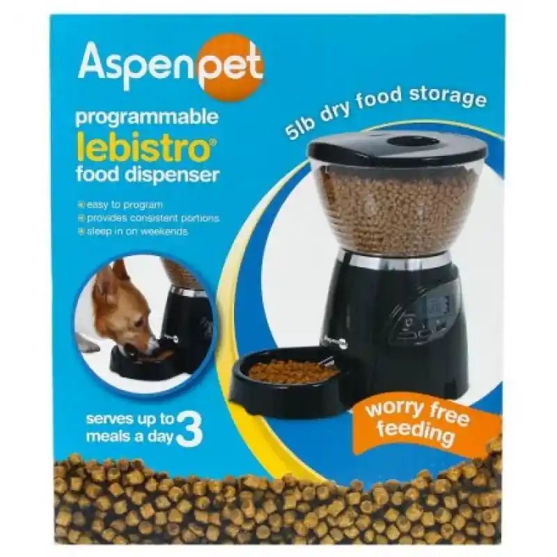 Aspenpet Dispensador Lebistro de Alimentos Automático