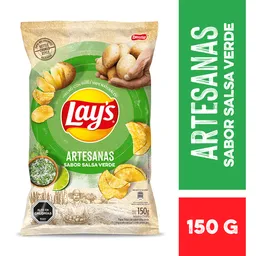 Lays Papa Frita Artesanas Salsa Verde 150 g