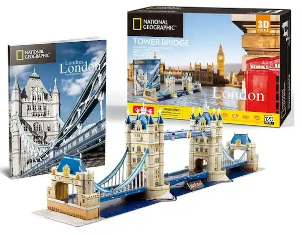 Set de Construcción 3D Puzzle Natgeo Tower Bridge