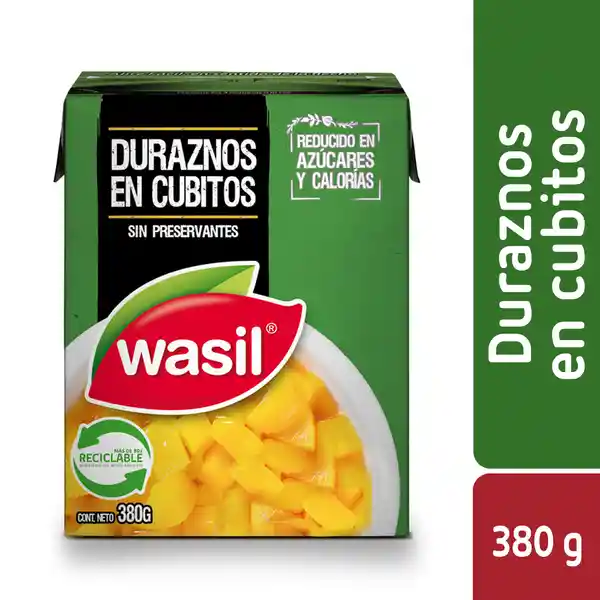 Wasil Durazno Cubitos