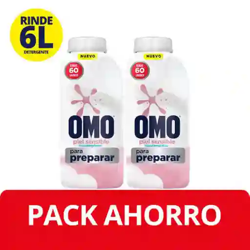 Omo Detergente Piel Sensible Para Preparar