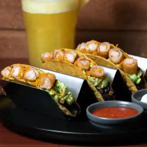 Tacos de Camarones Tempura 3 Unidades