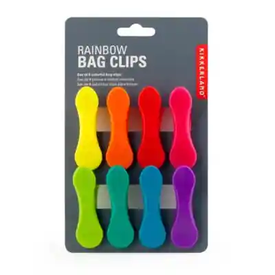 Regalos Clicker Set Clips Para Bolsas Arcoíris BC24-A