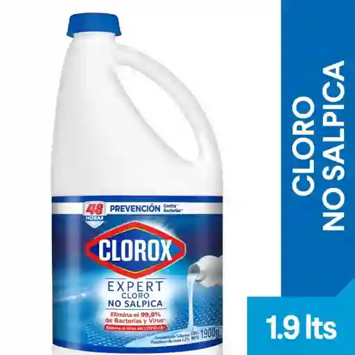 Cloro Clorox Anti-Splash (Botella) 1900 gr