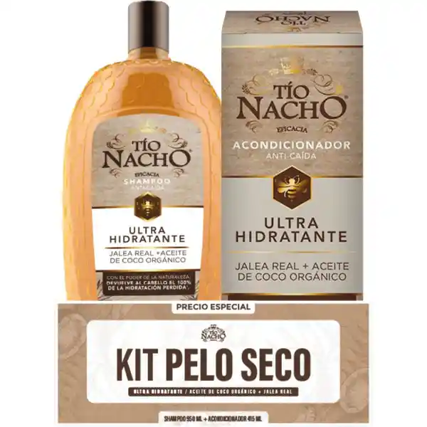  Tio Nacho Kit Shampoo Coco Ultra Hidratante + Acondicionador 