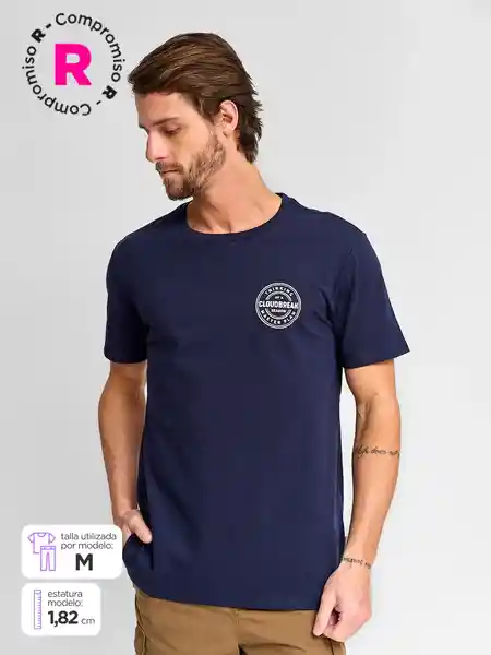 Cloudbreak Polera Manga Corta Etorta 4 Navy M SS25