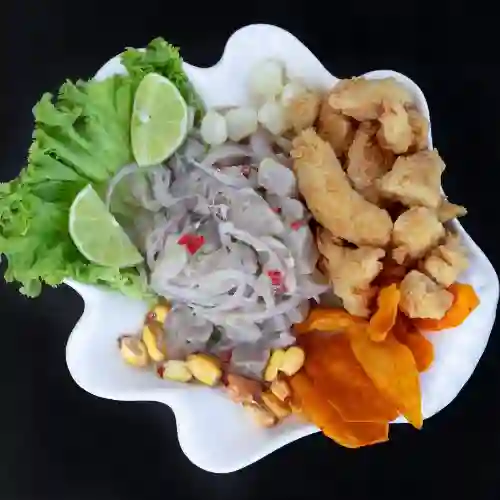 Ceviche con Chicharrón