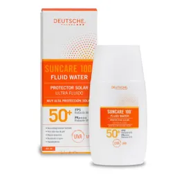 Suncare Protector Solar 100 Fluid Water Fps 50