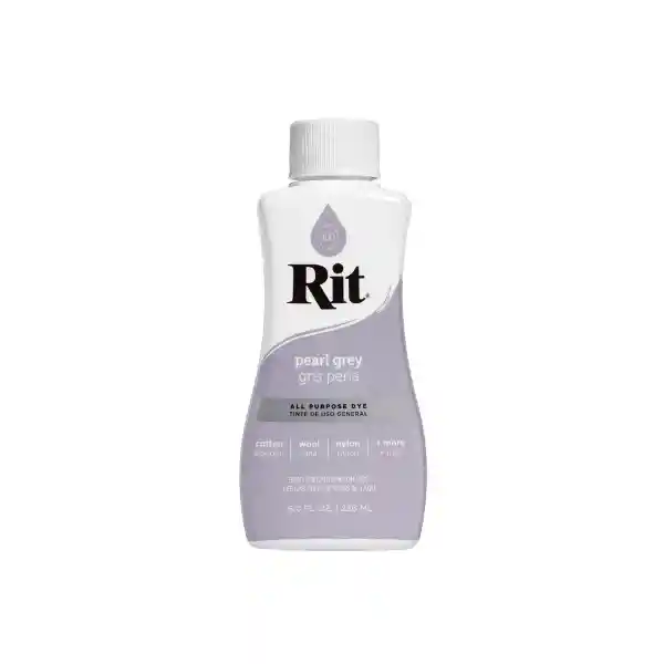 Anilina Líquido 236 Ml - Gris Perla Rit Dye 1 Envase