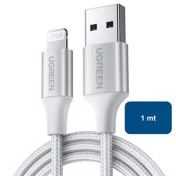 Ugreen Cable Usb-a a Lightning iPhone Certificado 1 m US199