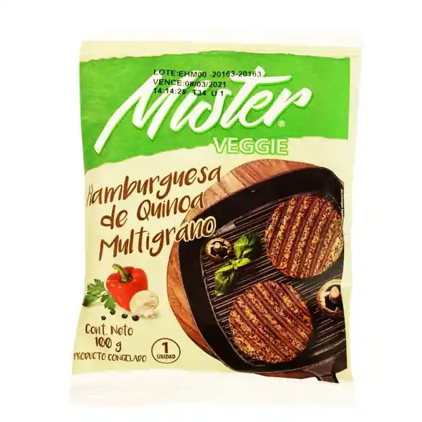 Veggie Misterhamburguesa Quinoa Multigrano