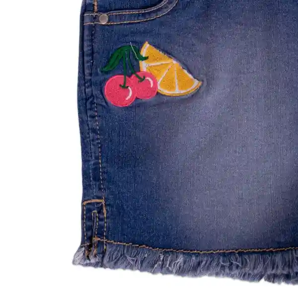 Jardinera Niña Denim Talla 12 A Pillín