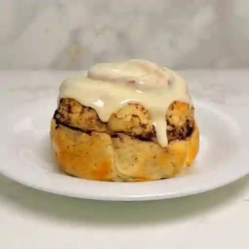 Rollo de canela con glaseado