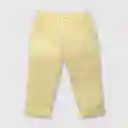 Pantalón Gabardina de Bebé Niña Amarillo Talla 36M Colloky