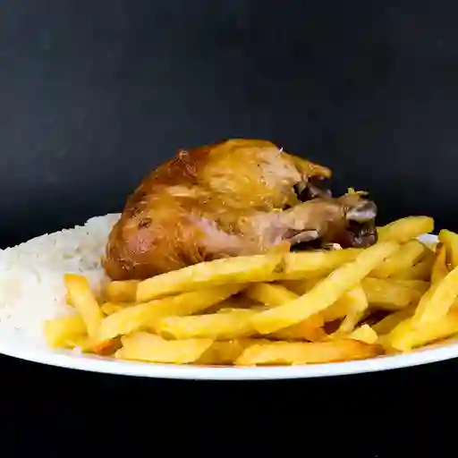Tuto con Arroz y Papas Fritas