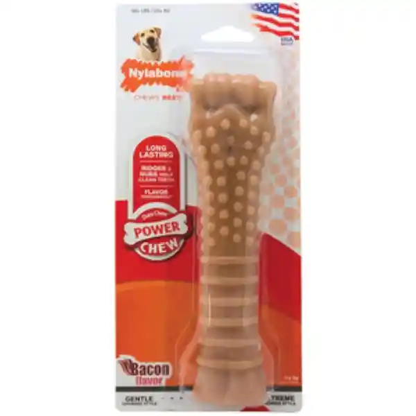 Nylabone Juguete Con Sabor Tocino y Relieve Perro