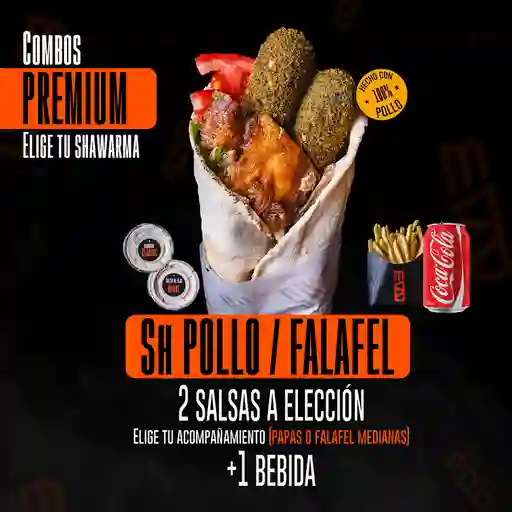 Combo Shawarma Pollo / Falafel