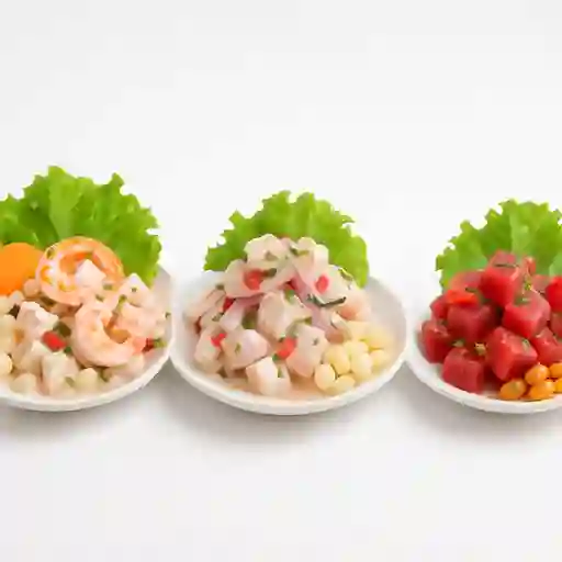Trilogía de ceviches