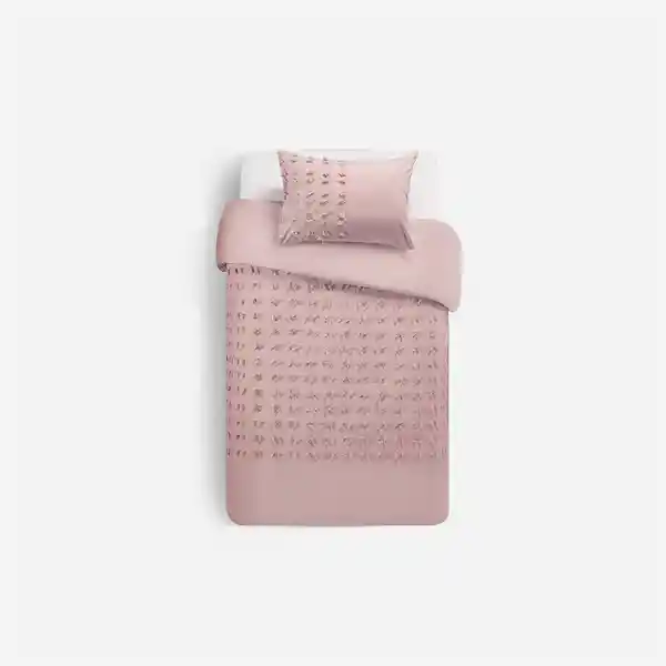 Funda Plumón Pure Raba 1.5 Plazas Rosa Rosen