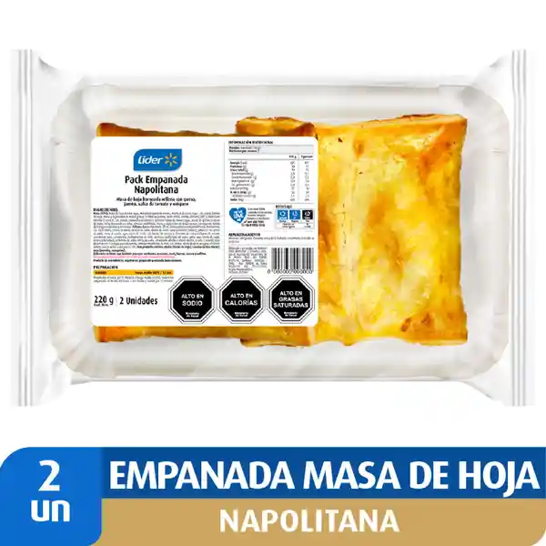 Pack Empanada Hoja Napolitana Líder
