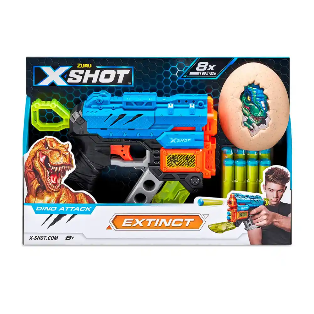 X-Shot Juguete Lanzador Dino Attack y Huevo