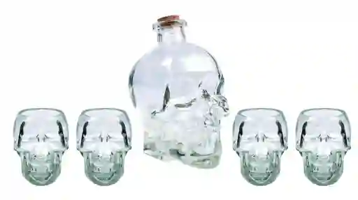 Classic Studio Set Calavera Con Vasos