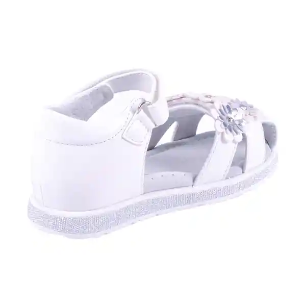 Sandalias Bebe Niña Blanco Pillin 24