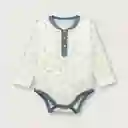 Body Elefantes de Niño Blanco Talla 6M Opaline