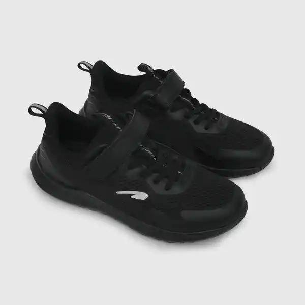 Zapatillas Para Niño Reciclada Escolar Negra Talla 30 Colloky