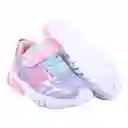 Zapatillas Luces Bebe Niña Rosado Pillin 26