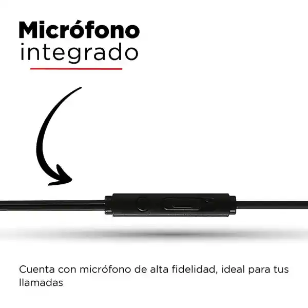 Miniso Audífonos Con Cable y Funda Tipo Cápsula Negro