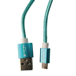 Cable Usb20 Microusb Aqua 1 m
