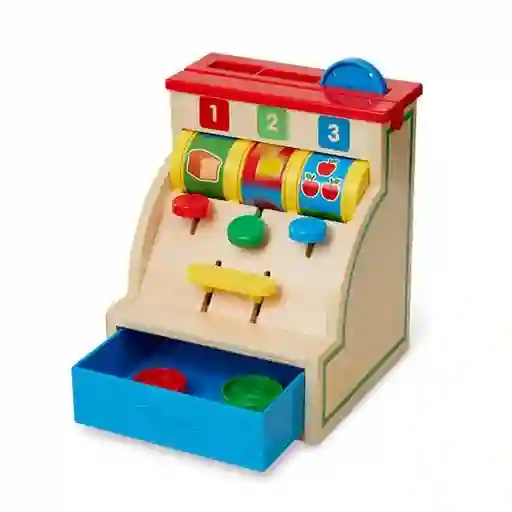 Melissa And Doug Juguete de Madera Caja Registradora