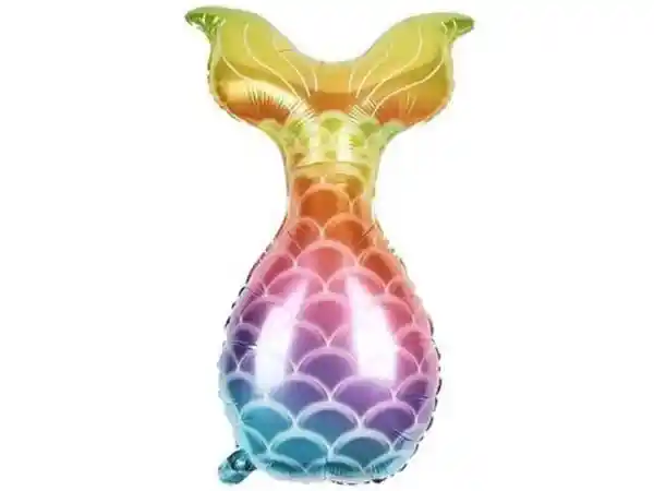Globo Foil Cola de Sirena 48 x 82 cm