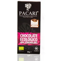 Pacari Chocolate Premium Orgánico 60% Cacao